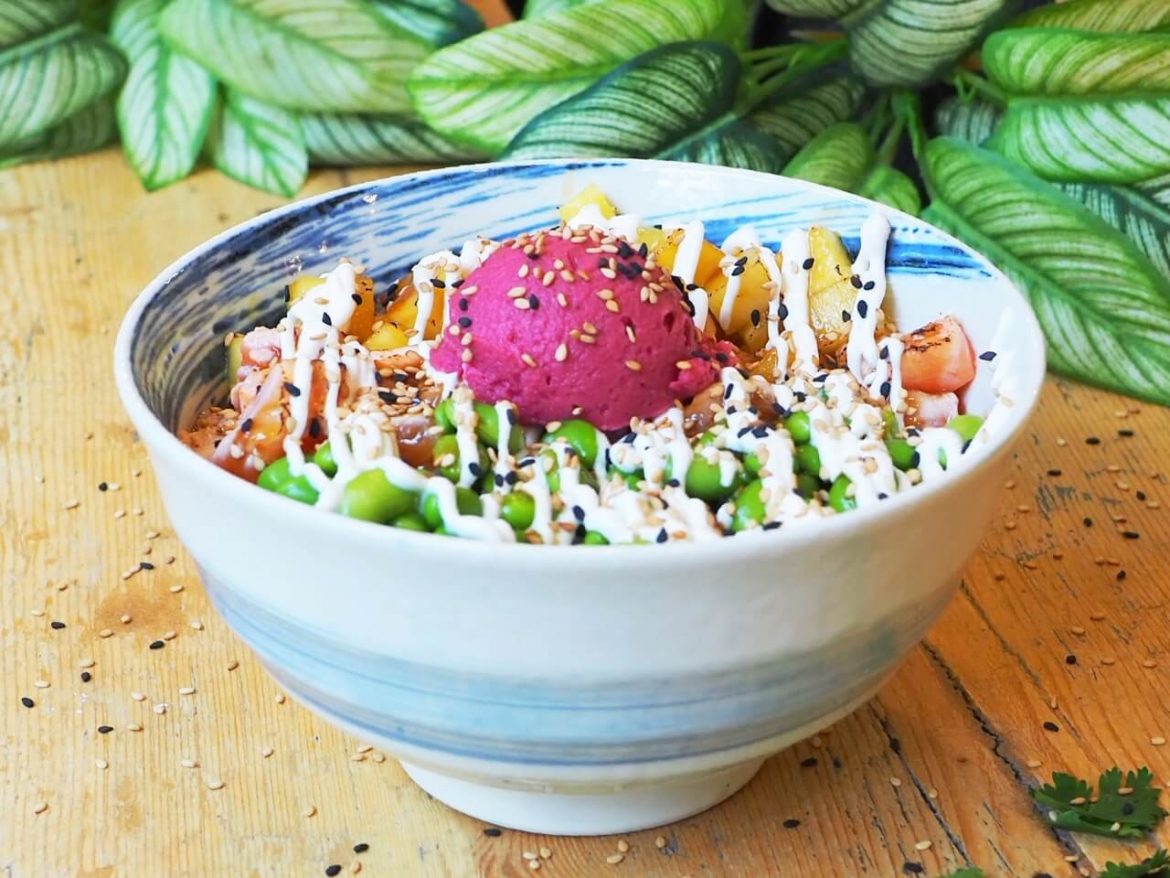 flame poke del mes bowl