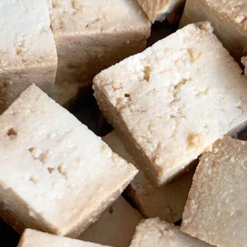 tofu cocinado durante 12 horas en the fresh poke