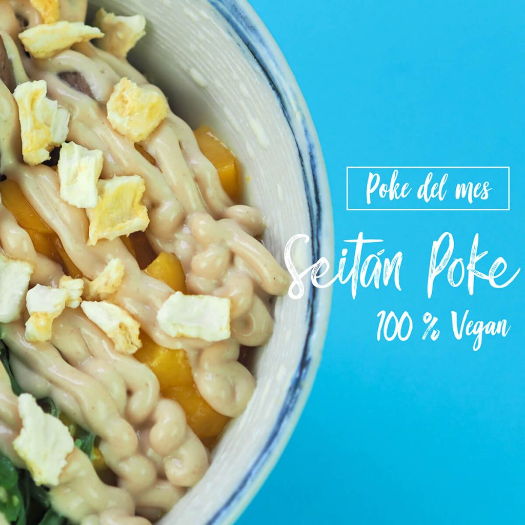 blog poke del mes seitan vegan